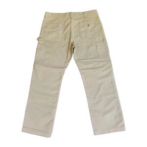 Carhartt Men's Carpenter Work Pants Relaxed Fit‎ Beige Khaki Workwear 38x30 B324